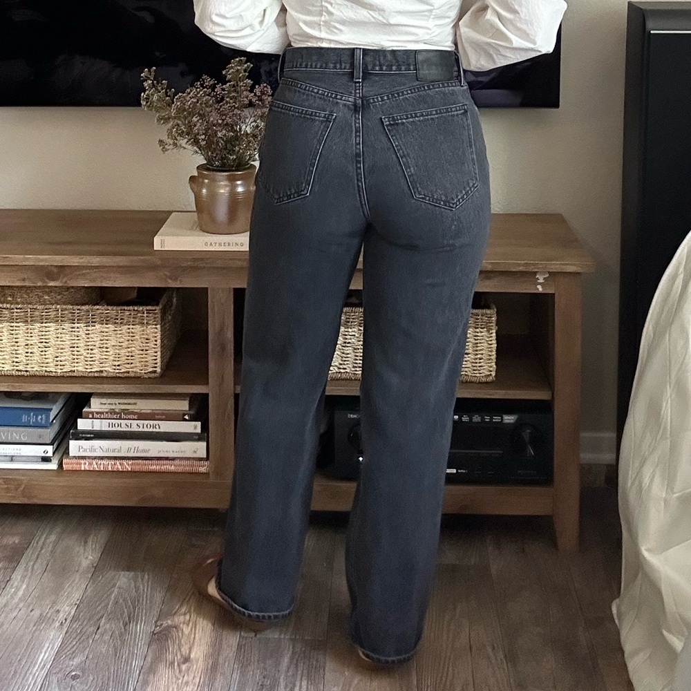 Denim Forum the Farrah Hi Rise Wide